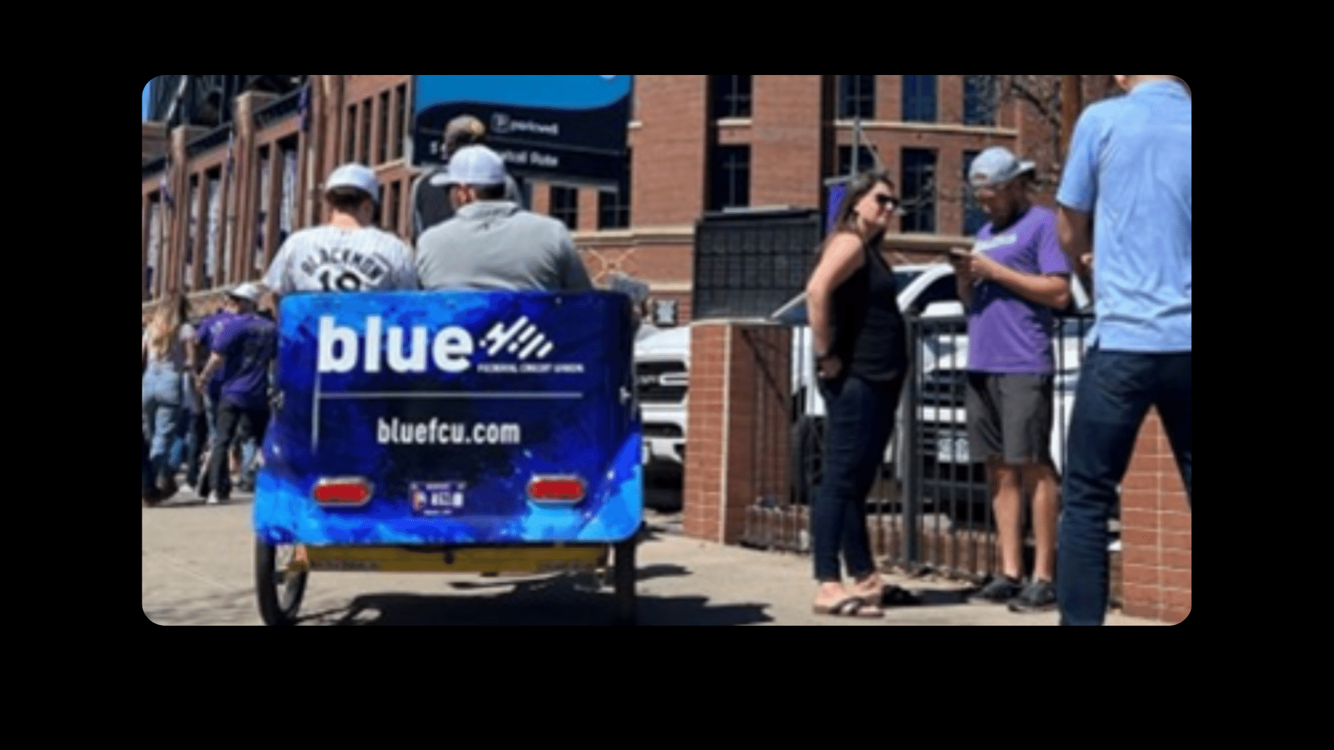 Blue Federal Credit Union Pedicab