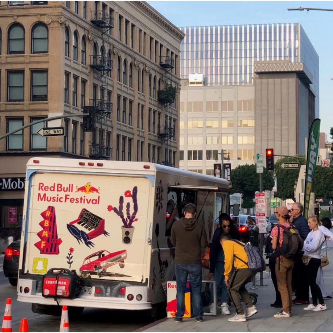 Redbull Music Festival- Tshirt Truck