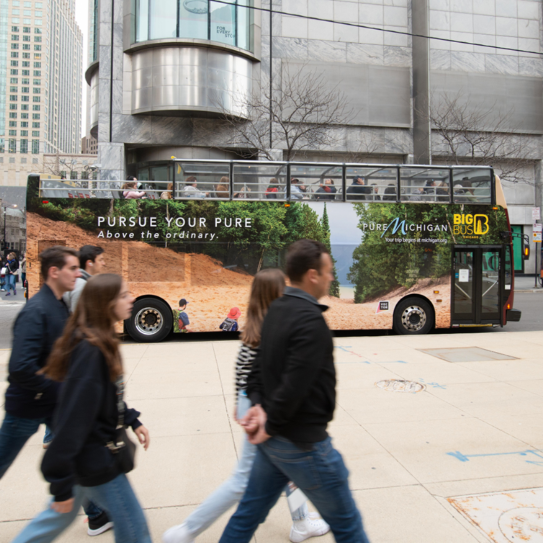 Travel Michigan- Double Decker Bus
