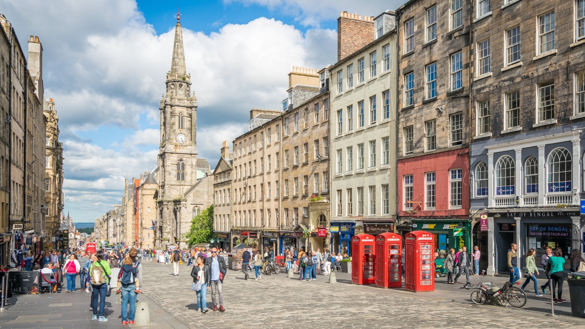 The Royal Mile in Edinburgh