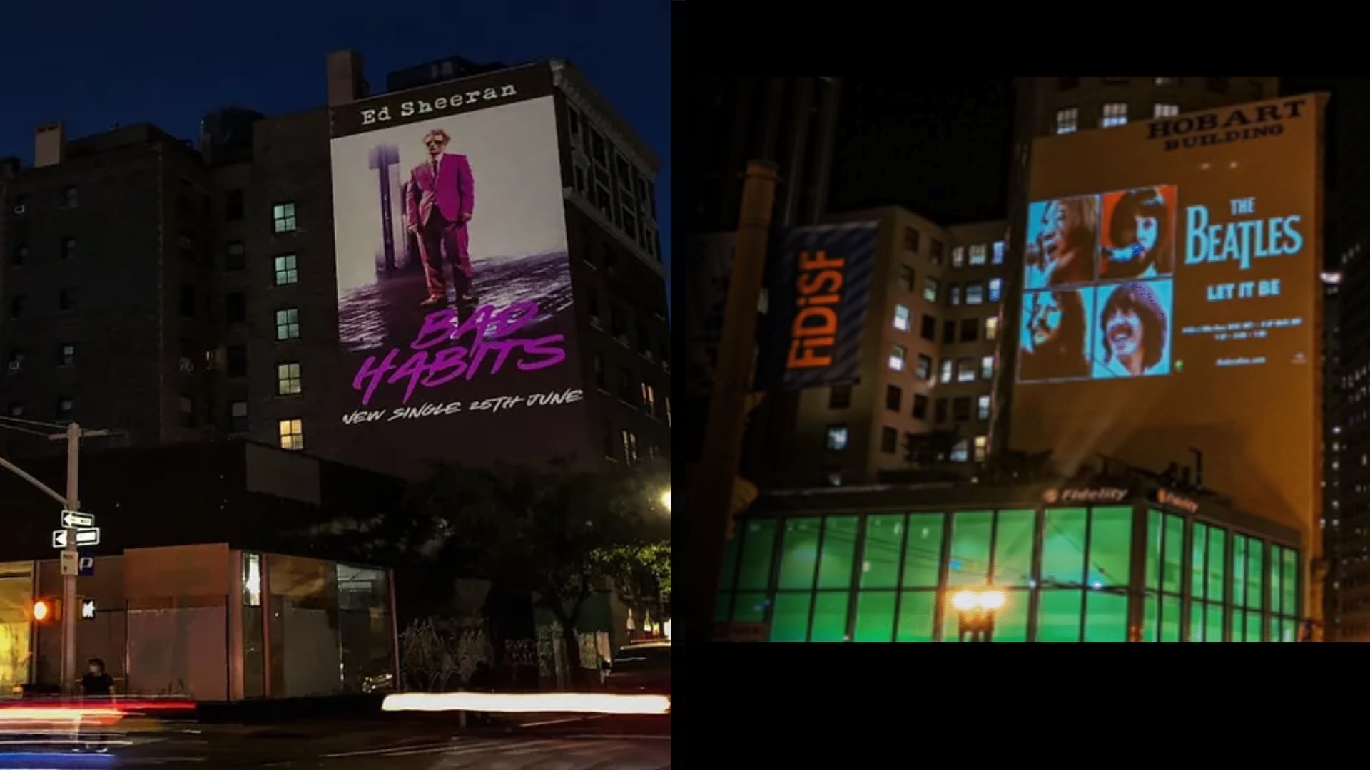 2D Projection Advertising