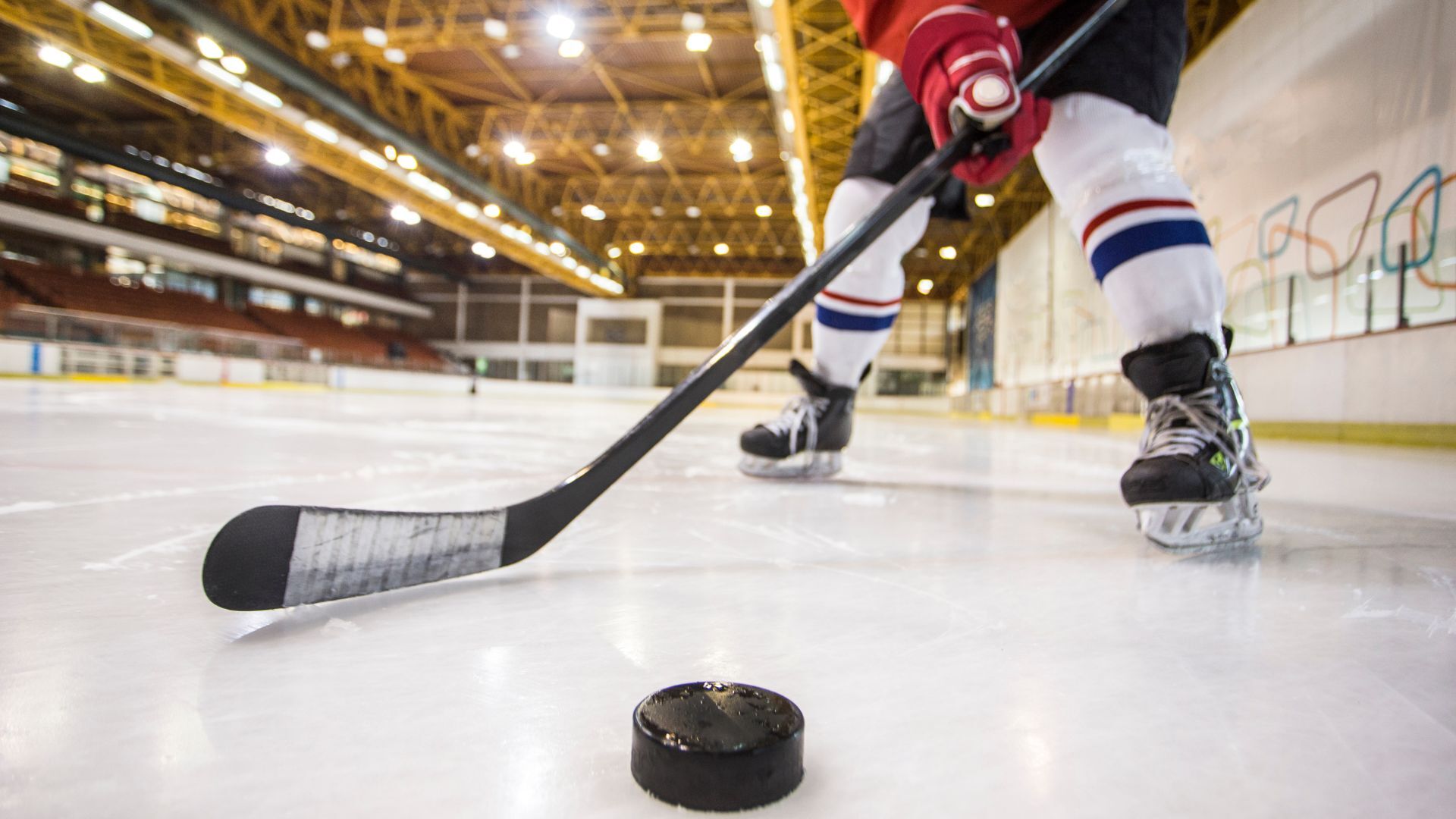 Hockey Player on Ice